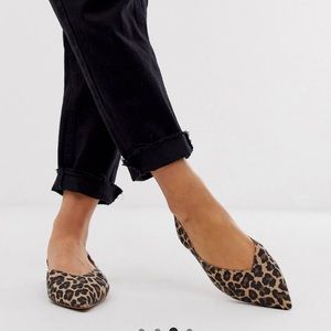 ASOS High Vamp Slingback Flats